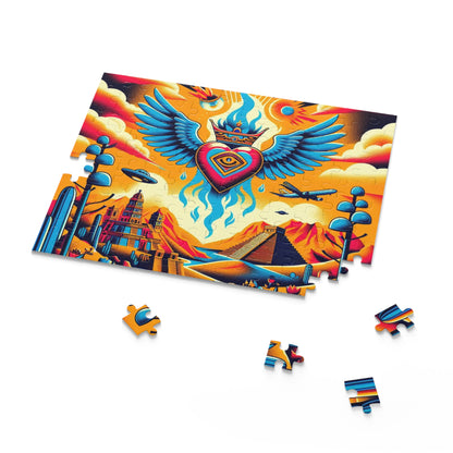 Siempre el Amor Sacred Heart México  Puzzle (120, 252, 500-Piece)