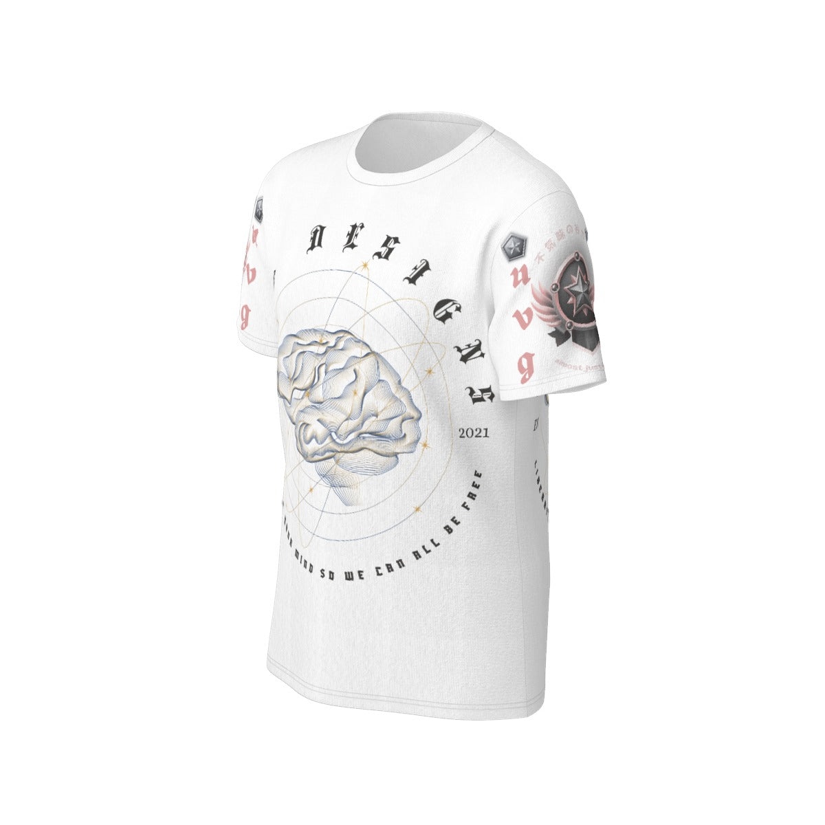 UVG CRESTS MEN'S O NECK COTTON TEE