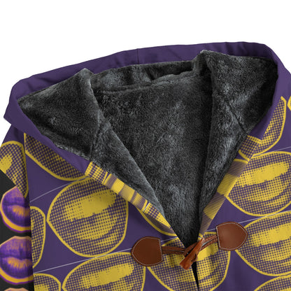 Mwah! Men's Canvas Button Fleece Windbreaker