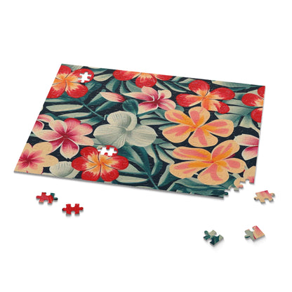 Oil cloth-like pattern Puzzle (120, 252, 500-Piece)