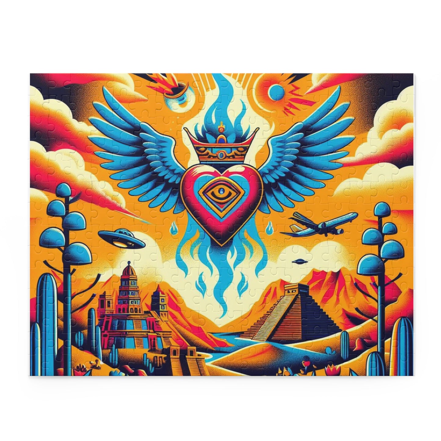 Siempre el Amor Sacred Heart México  Puzzle (120, 252, 500-Piece)