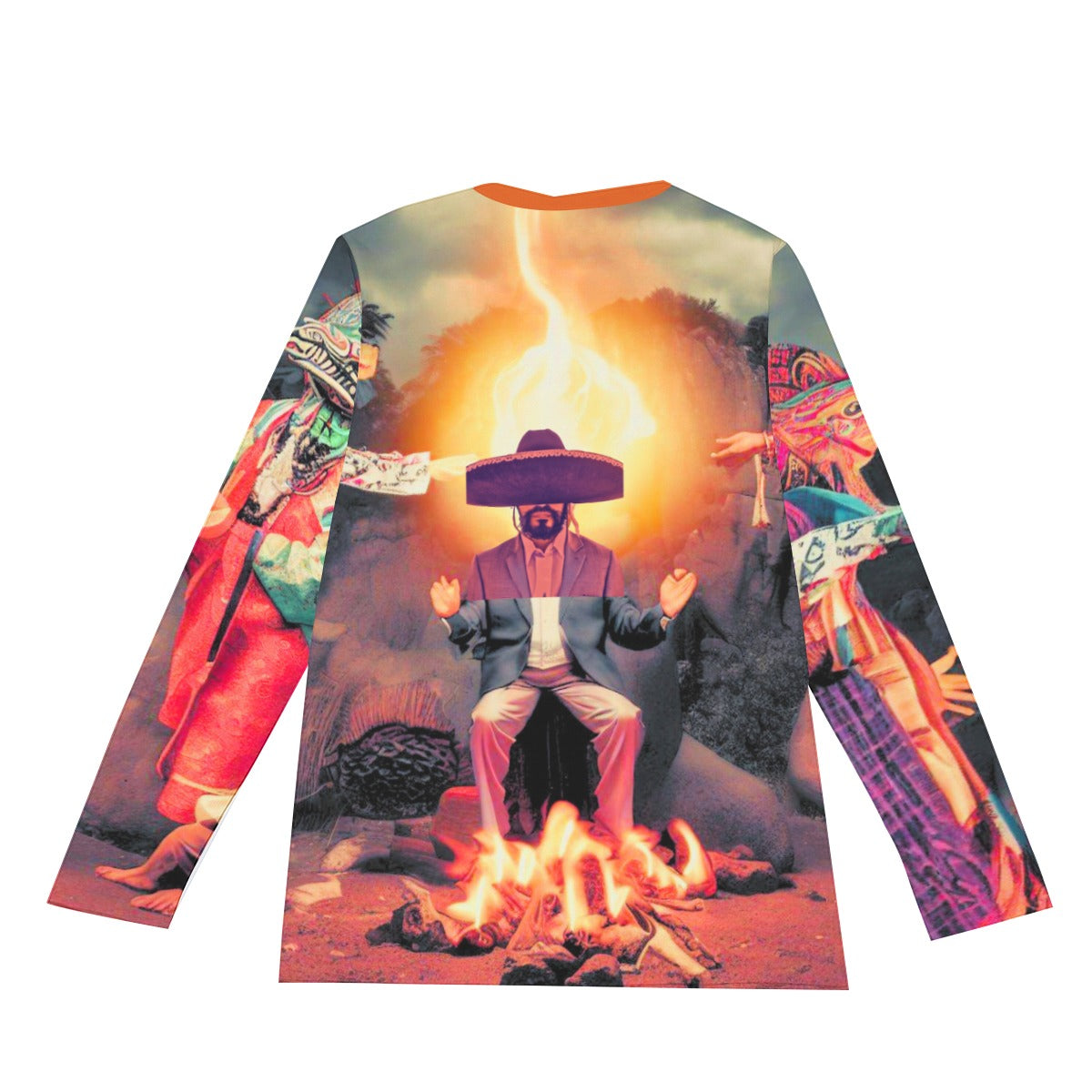 UVG MEXICO FEVER DREAM MEN'S COTTON LONG SLEEVE T-SHIRT