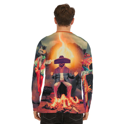 UVG MEXICO FEVER DREAM MEN'S COTTON LONG SLEEVE T-SHIRT